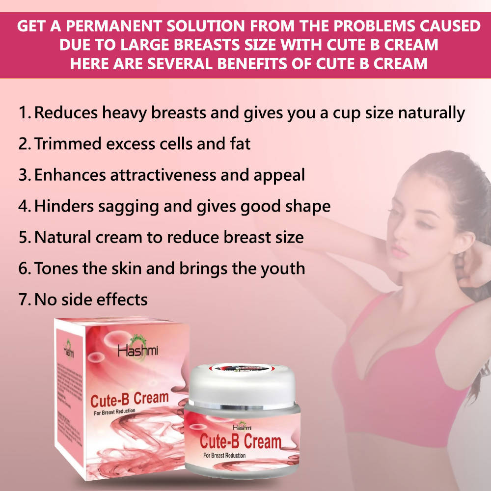 Hashmi Cute B Reduces Heavy Breasts And Gives You A Cup Size