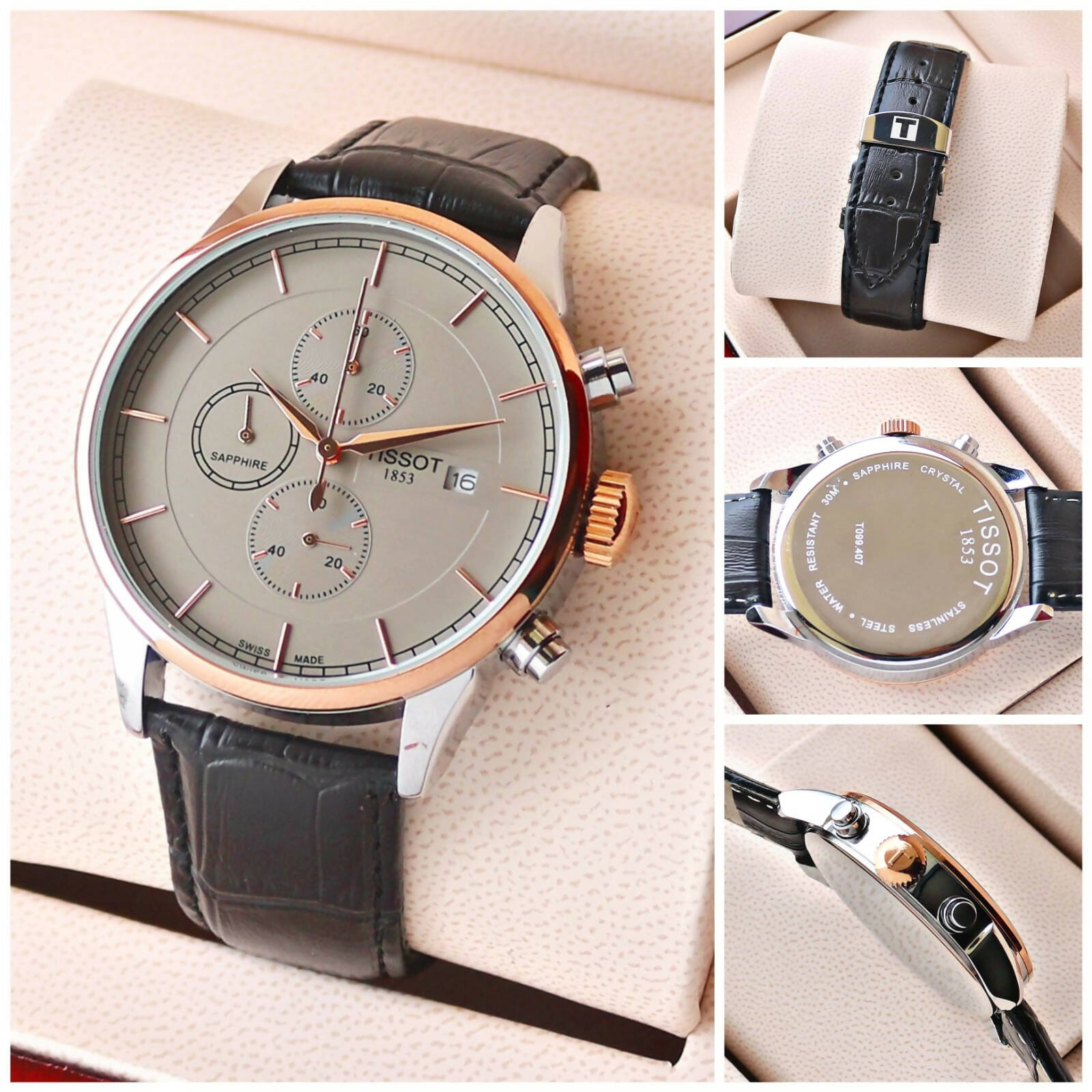Golden Tissot 1853 Wrist Watch at Rs 2800 in Surat | ID: 2853167962562