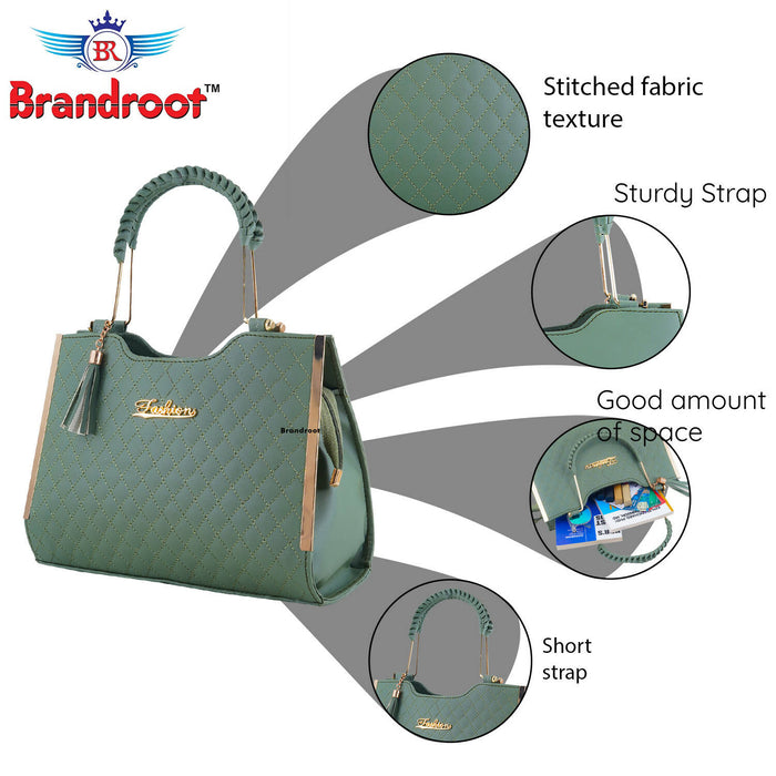 Brandroot New stylish Design Primium looking Women handbag 2 Compartment |Ladies Purse Handbag| Women Shoulder Bags | Wedding Gifts For Woman | Women