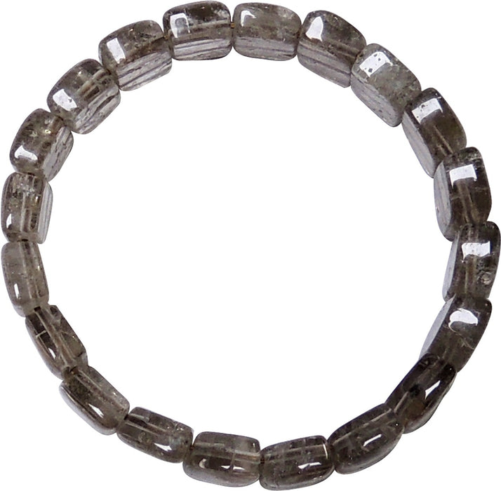Smoky quartz and crystal cha cha bracelet - Limelight Designs